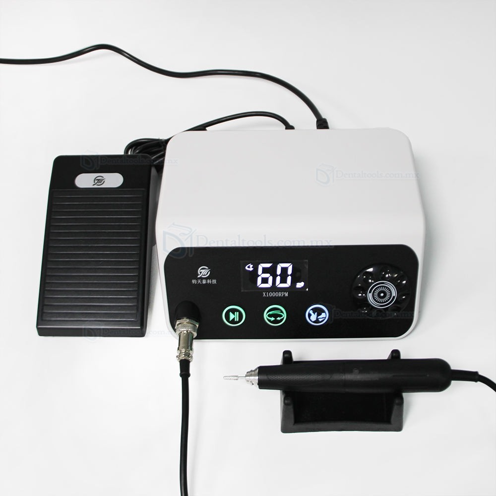 TJJ HP88 Micromotor dental sin escobillas con pieza de mano de 60000RPM y pedal de control